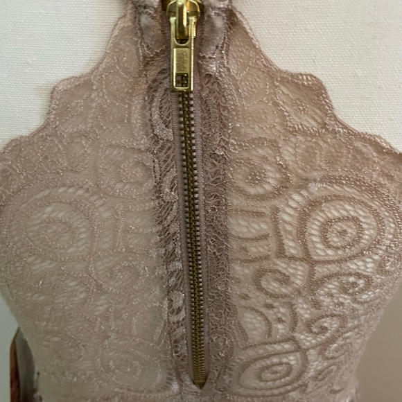 Emerald Sundae Women Spaghetti Strap Mini Body Con Dress color Quartz Size M - Picture 9 of 11